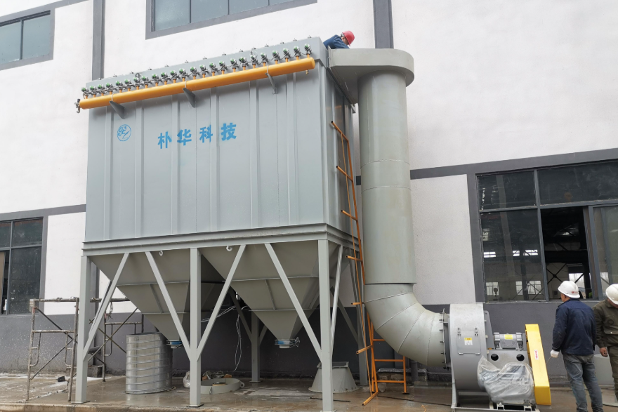 郑州乐动游戏网·(中国)官方网站布袋除尘器生产车间照片